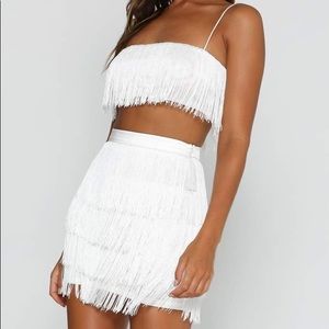 NWT Meshki Sofia fringe set